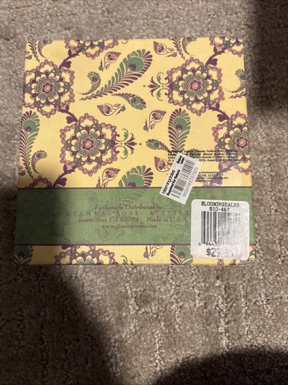 Gianna Rose Atelier Citron Vert 4 French Milled Lime Shaped Soap
